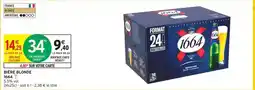 Intermarché Express 1664 - bière blonde offre