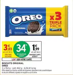 Intermarché Express Oreo - biscuits original offre