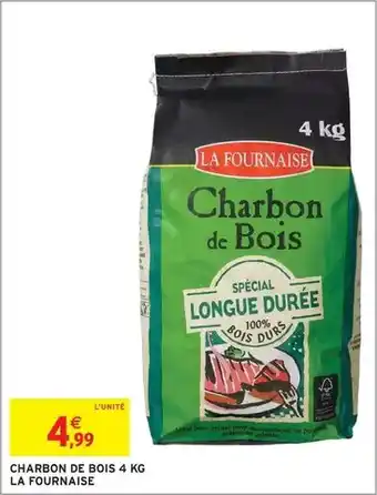 Intermarché Express Charbon de bois 4 kg offre