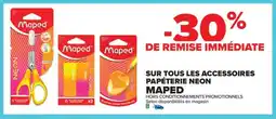Carrefour MAPED Sur tous les accessoires papéterie neon offre