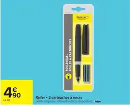 Carrefour Roller + 2 cartouches à encre offre