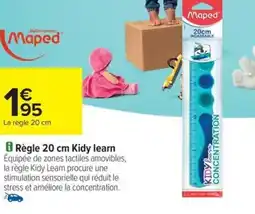 Carrefour MAPED Règle 20 cm Kidy learn offre