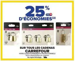 Carrefour Sur tous les cadenas carrefour offre