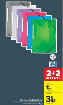 Carrefour Chemise à élastiques Hawaï offre