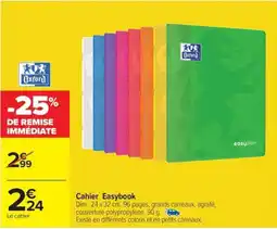 Carrefour Cahier Easybook offre