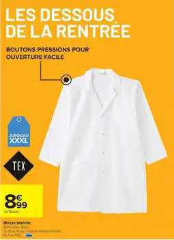 Carrefour TEX Blouse blanche offre