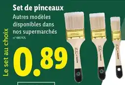Lidl Parkside - set de pinceaux offre