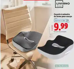 Lidl Livarno home - coussin à mémoire de forme pour соссух offre