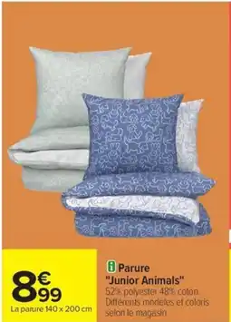 Carrefour Parure "Junior Animals" offre
