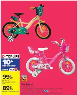 Carrefour Vélo kids 14" offre