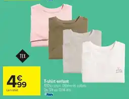 Carrefour T-shirt enfant offre
