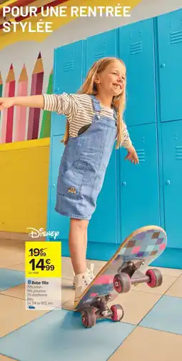 Carrefour Robe fille offre