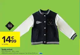 Carrefour Teddy enfant offre