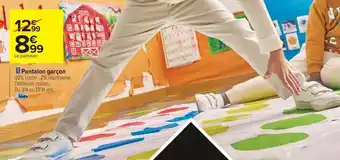 Carrefour Pantalon garçon offre