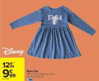 Carrefour Robe fille offre