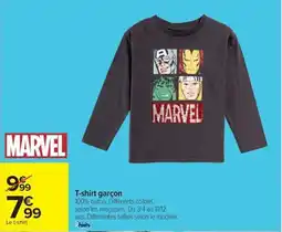 Carrefour MARVEL T-shirt garçon offre