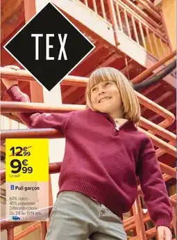 Carrefour Pull garçon offre