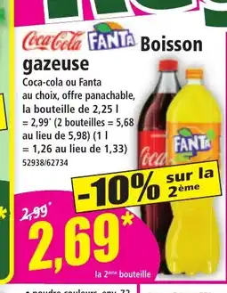 Norma COCA-COLA FANTA Boisson gazeuse offre