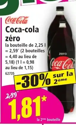 Norma COCA-COLA zero offre