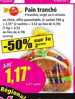 Norma Pain tranché offre