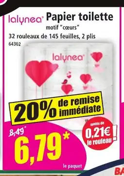 Norma LALYNEA Papier toilette offre