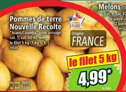 Norma Pommes de terre Nouvelle Récolte offre
