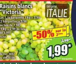 Norma Raisins blancs offre