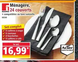 Norma Ménagère, 24 couverts offre