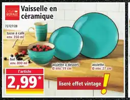 Norma Vaisselle en céramique offre