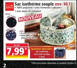 Norma Sac isotherme souple offre