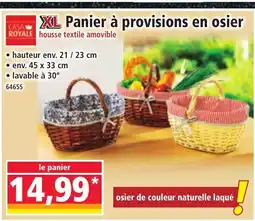 Norma Panier à provisions en osier offre