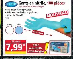 Norma Gants en nitrile, 100 pièces offre