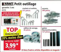 Norma KRAFT Petit outillage offre