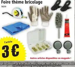 Norma Foire thème bricolage offre