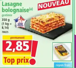 Norma Lasagne bolognaise offre