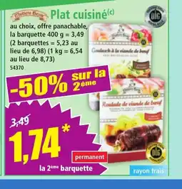 Norma Plat cuisiné offre