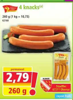 Norma 4 knacks offre