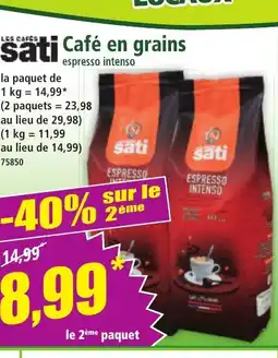 Norma SATI Café en grains offre