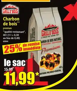 Norma Charbon de bois offre