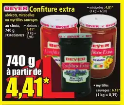Norma BEYER Confiture extra offre