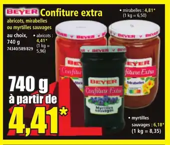 Norma BEYER Confiture extra offre
