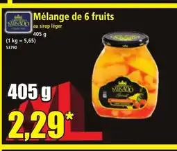 Norma Mélange de 6 fruits offre
