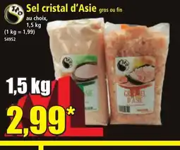 Norma Sel cristal d'Asie offre