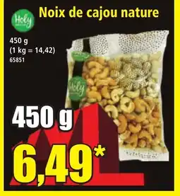 Norma Noix de cajou nature offre
