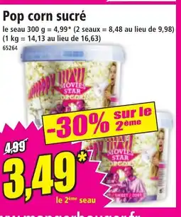 Norma Pop corn sucré offre