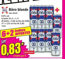 Norma 1604 Bière blonde offre