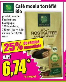 Norma Café moulu torréfié offre