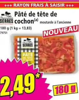 Norma Pâté de tête de cochon offre