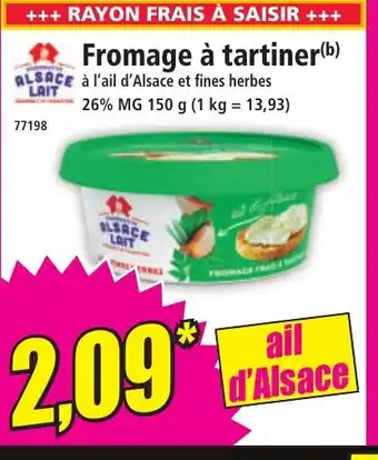 Norma ALSACE LAIT Fromage à tartiner offre