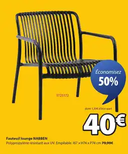 JYSK NABBEN Fauteuil lounge offre